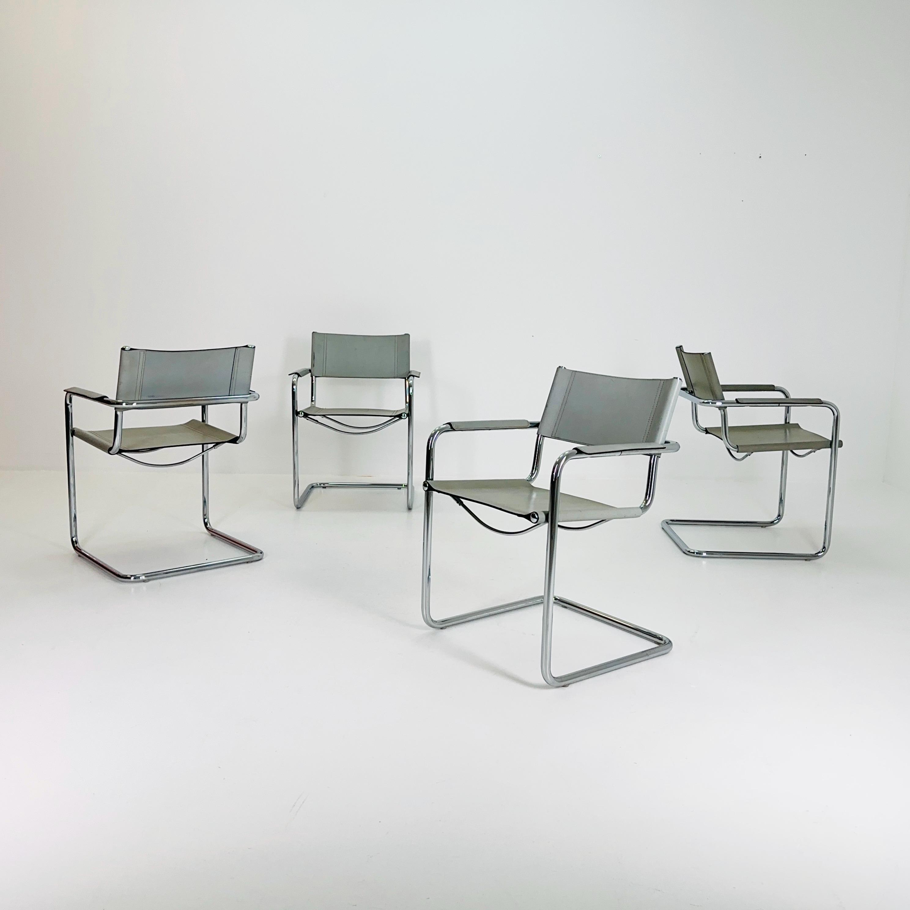 ミッドセンチュリー MG5 Centro Studi デスクアームチェア 4脚セット