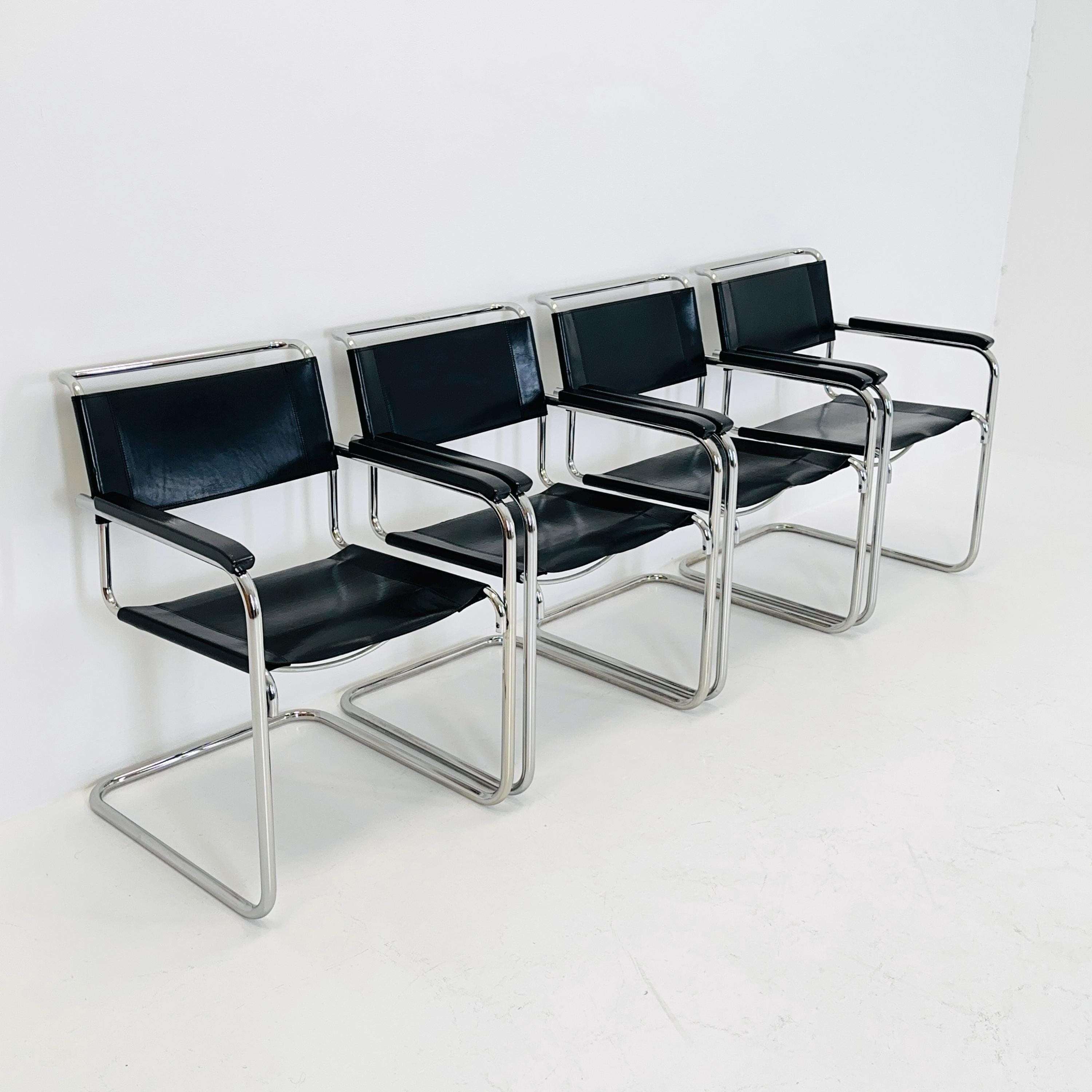 本革□マルトスタム□S34□アームチェア□2脚セット□バウハウス□