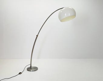 Mid-century Large Italian Space Age Arched Floor Lamp, 1970s - Etsy