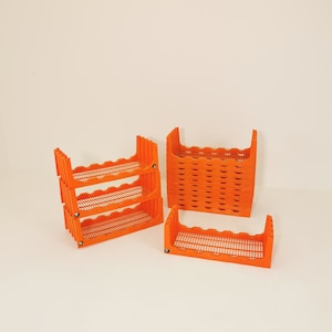 1/14  vintage spaceage wine shelf system by witzmann germany 1970s