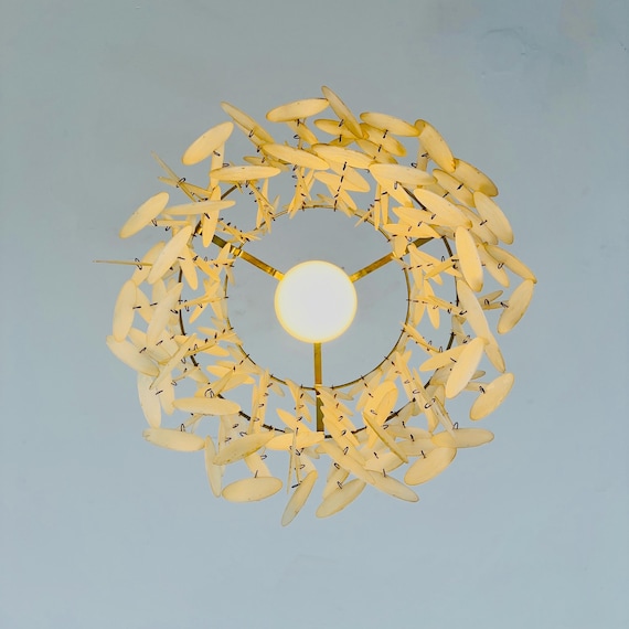 Mid Century Chandelier FUN 1DM Style Verner Panton for Switzerland