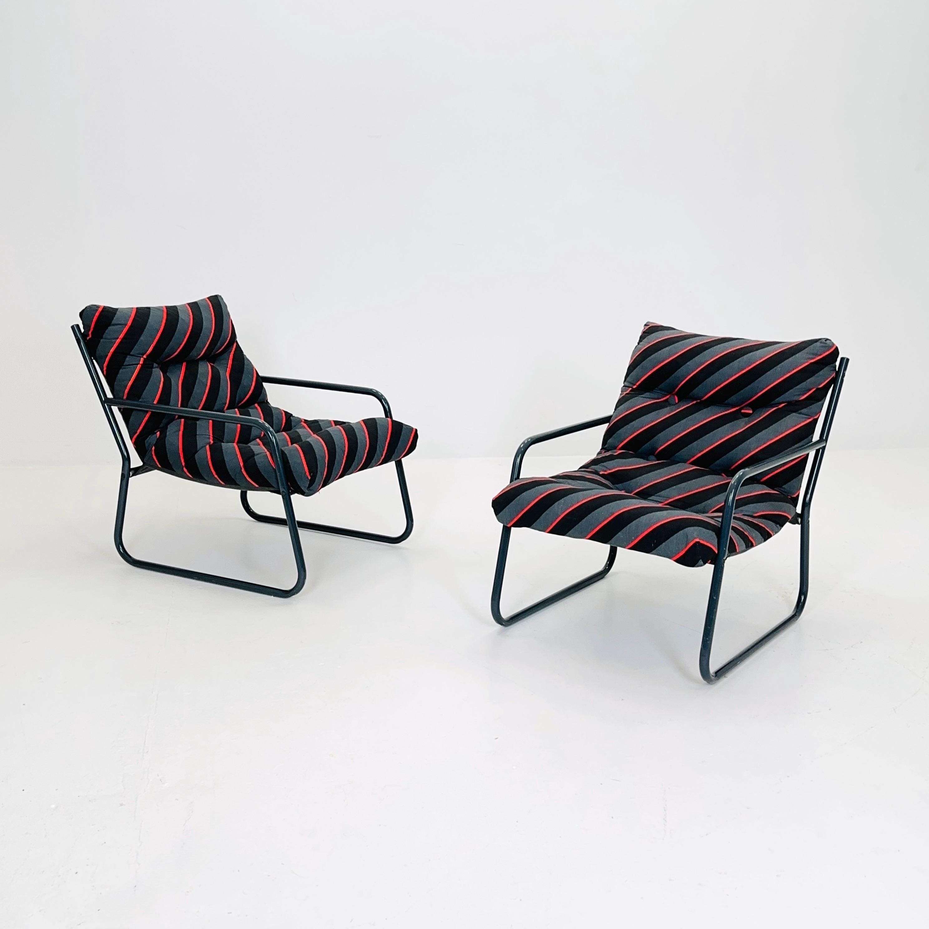 Set of 2 Model Pixi Version Lounge Armchairs by Gillis Lundgren 