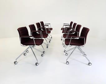 set of 8  Mid-Century design CATIFA 46 Armchairs by Lievore Altherr Molina for Arper Italy