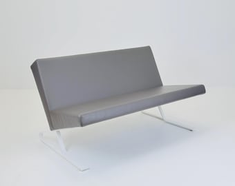 1 of 2 Mid Century Satyr Compact Leather Sofa by Design For Use for ClassiCon, Germany 2000s