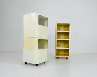 Set of 2 Componibili Square 4 parts serving trolley by Anna Castelli for Kartell - Italy 1960s