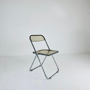Vintage Italian Plia Folding Chair by Giancarlo Piretti for Castelli, 1970s