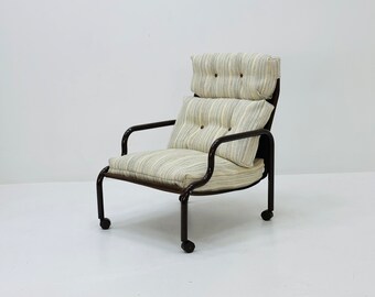 Space age  Stuns lounge chair on wheels  by Jan Dranger & Johan Huldt for Innovator Sweden 1970s