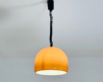 Mid-century Meblo pendant lamp designed by Harvey Guzzini Dijkstra, 1970s