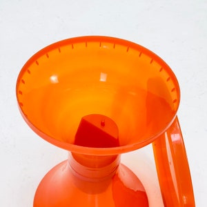 Tabouret Tom Tom en cristal orange Space Age, 1970 image 8