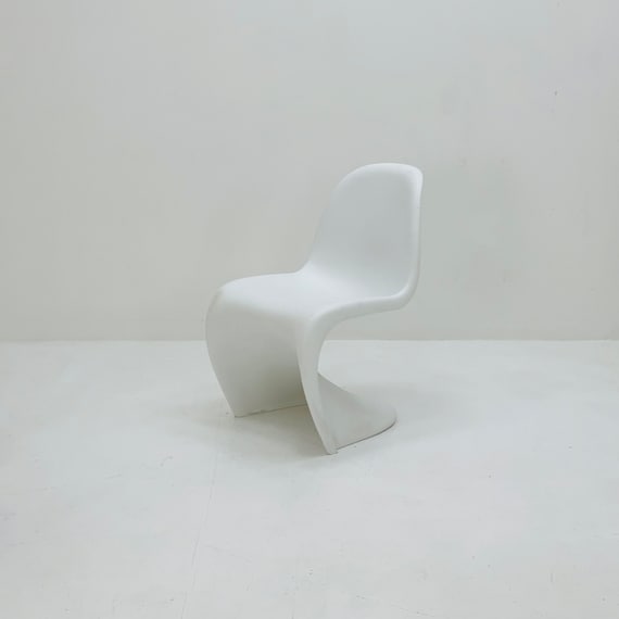 Mid Century Verner Panton Chair in White Germany 1990s - Etsy