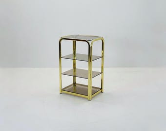 Mid century Italian Hollywood Regency side table 1980s