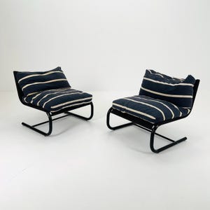 1 of 2 Space Age Stuns Lounge Chairs by Jan Dranger - Johan Huldt for Innovator, Sweden, 1970s