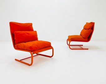 1 of 2 Space age  Stuns lounge chairs by Jan Dranger & Johan Huldt for Innovator Sweden 1970s
