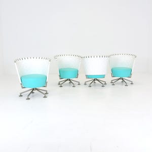 Set of 4 Mid century modern Peter Maly Circus Lounge Chairs for COR Germany, 1990s
