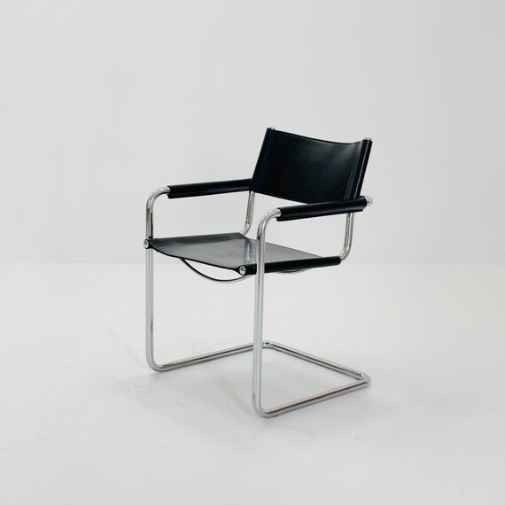 ミッドセンチュリー B34 Matteo Grassi Mg5 ブラックレザー
