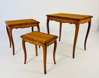 Antique French Nesting Tables, 1930s, Set of 3 - Etsy UK