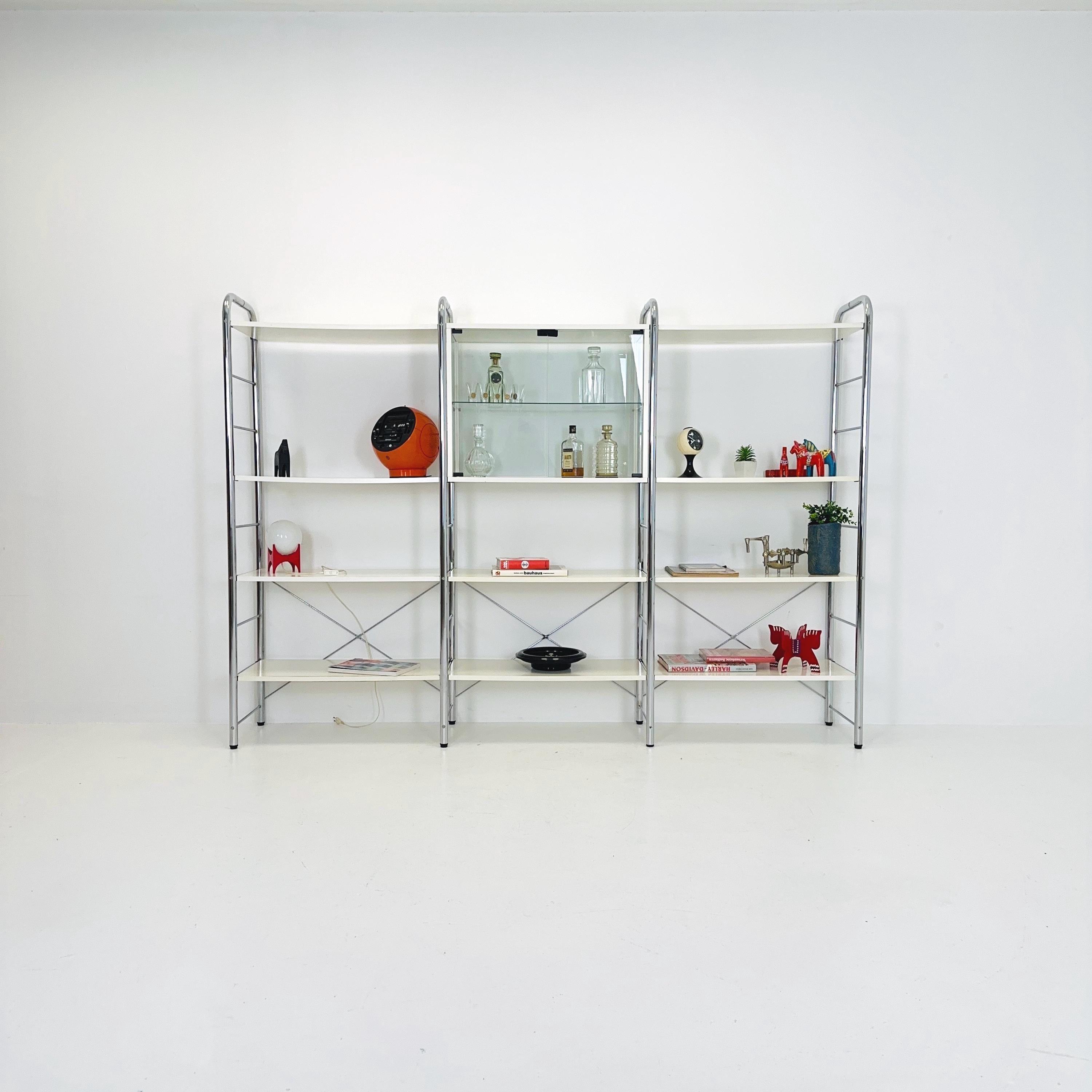 Minimalist White Standing Modular Shelving System Niklas BY Rutger