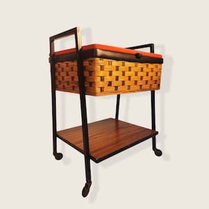Sewing box sidetable from the 60s