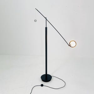 Mid century Nestore Lettura Postmodern Cantilever Floor Lamp by Carlo Forcolini For Artemide Italy 1980s