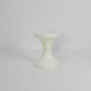 Space age Emsa west Germany retro white stool 1980s Germany