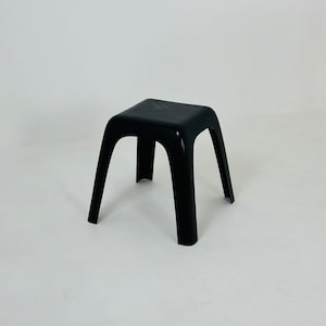 Achille Castiglioni, black Stool Model &quot;Small&quot;, 1970s