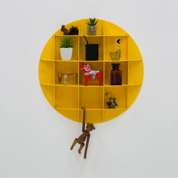 Limited edition Space age Globo wall shelf Schall and Raum designed by Victor 1970s