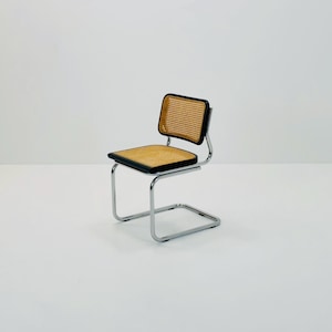 Mid Century Cantilever Cesca Chair by Marcel Breuer / Bauhaus Design / 1980s Italy