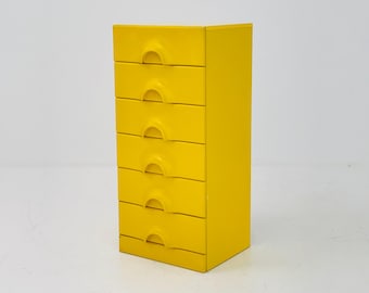 Cajonera Quadro era espacial de Jürgen Lange para Schönbuch: almacenaje icónico moderno de mediados de siglo, años 70