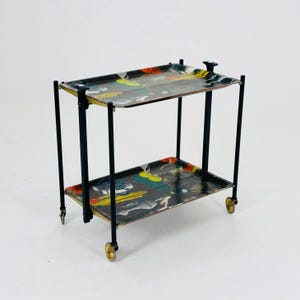 Mid century Gerlinol serving trolley - Bar cart by Bremshey & Co. 1960s Germany