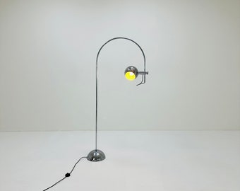 ミッドセンチュリー フロアランプ ボルドーレッドスポット / スペース