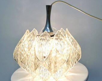 Vintage lucite hanging on sale lamp