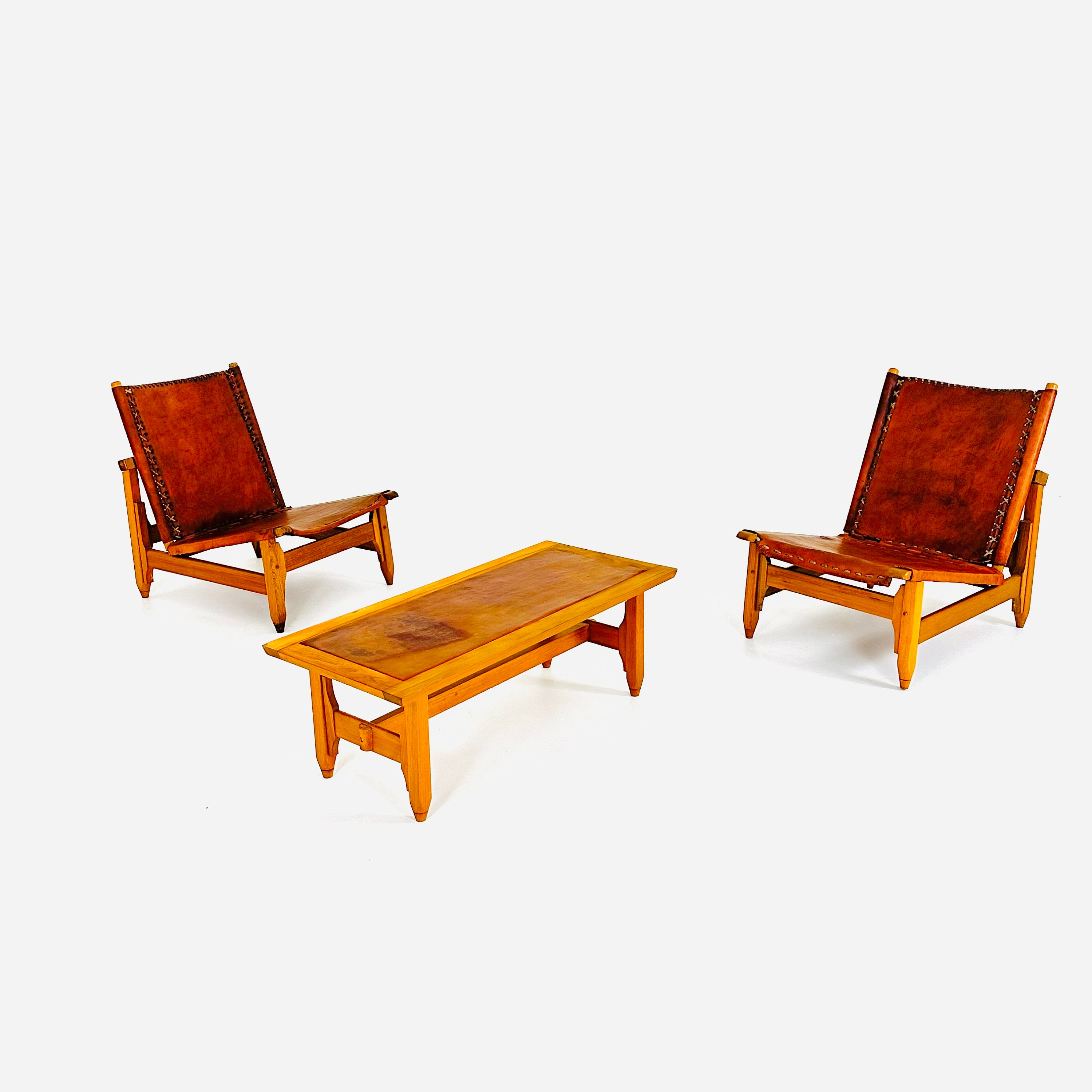 Mid Century Chairs Set by Werner Biermann for Arte Sano 1960s