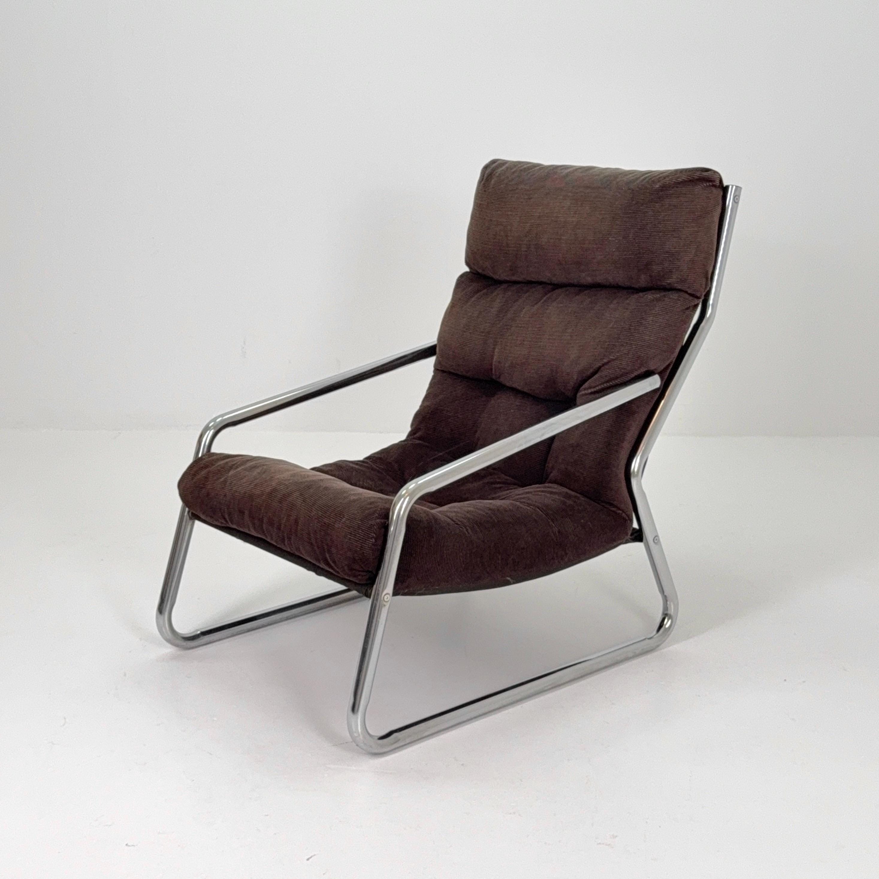 Mid Century Lounge Chair by Gillis Lundgren Ikea Hoss Sweden 1970s