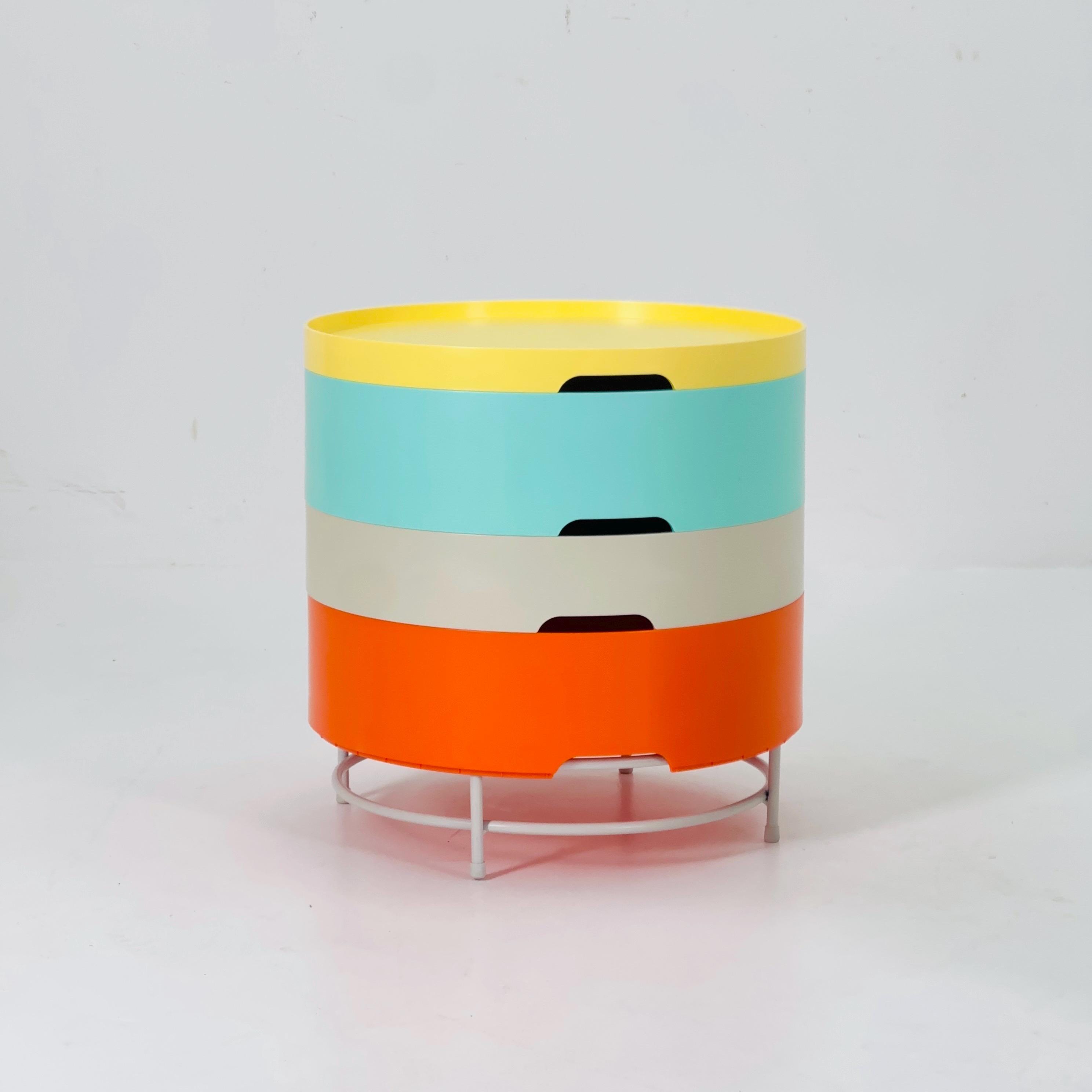 【廃盤】IKEA PS Collection2014サイドテーブルオールドイケア IKEA PS 2014 Retro MCM Round Plastic Stacking Side Table
