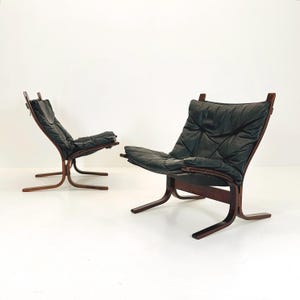Set of 2 Mid century armchair “Siesta” by Ingmar Relling, Westnofa Furniture, Norway 1960s