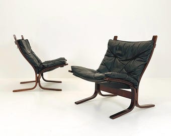 Set of 2 Mid century armchair “Siesta” by Ingmar Relling, Westnofa Furniture, Norway 1960s