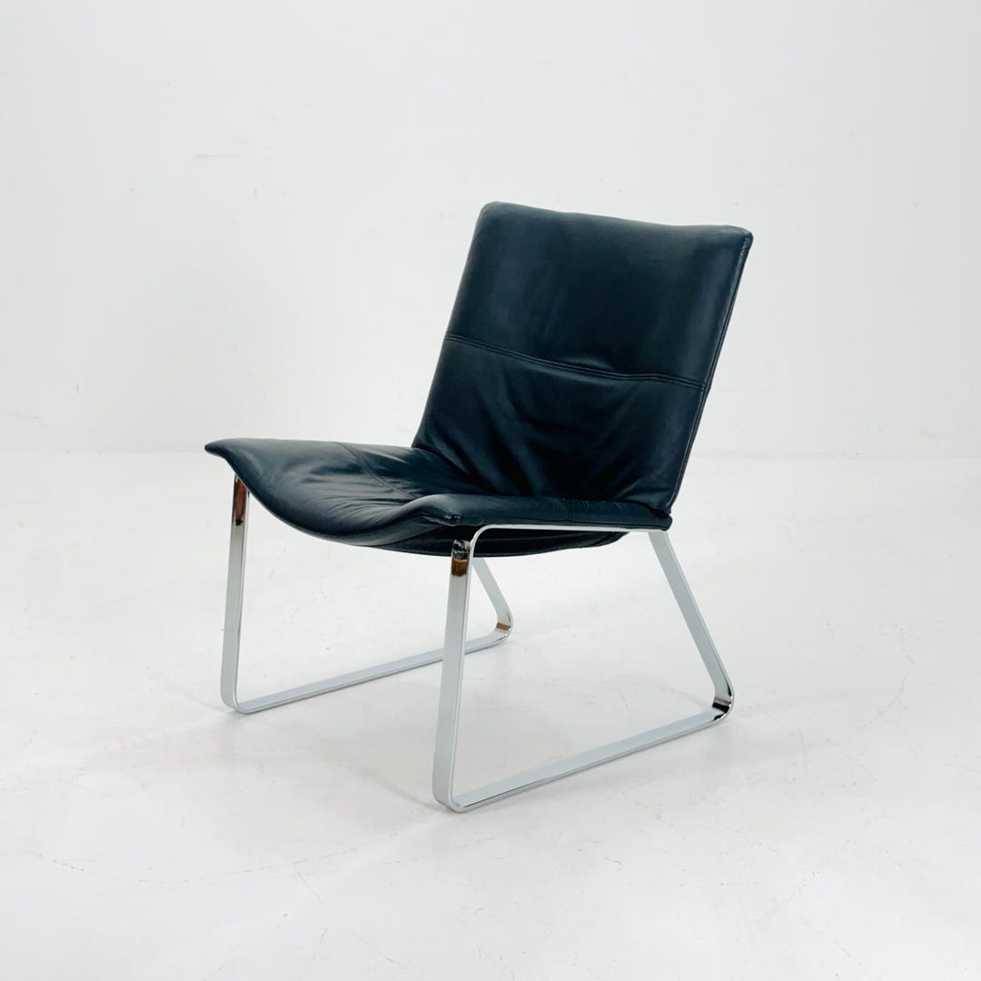 Mid Century Boconcept 'jet' Lounge Chair, Model 1001, Black