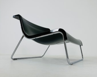 ピエロ・リッソーニによるダークグリーンフォームラウンジチェア