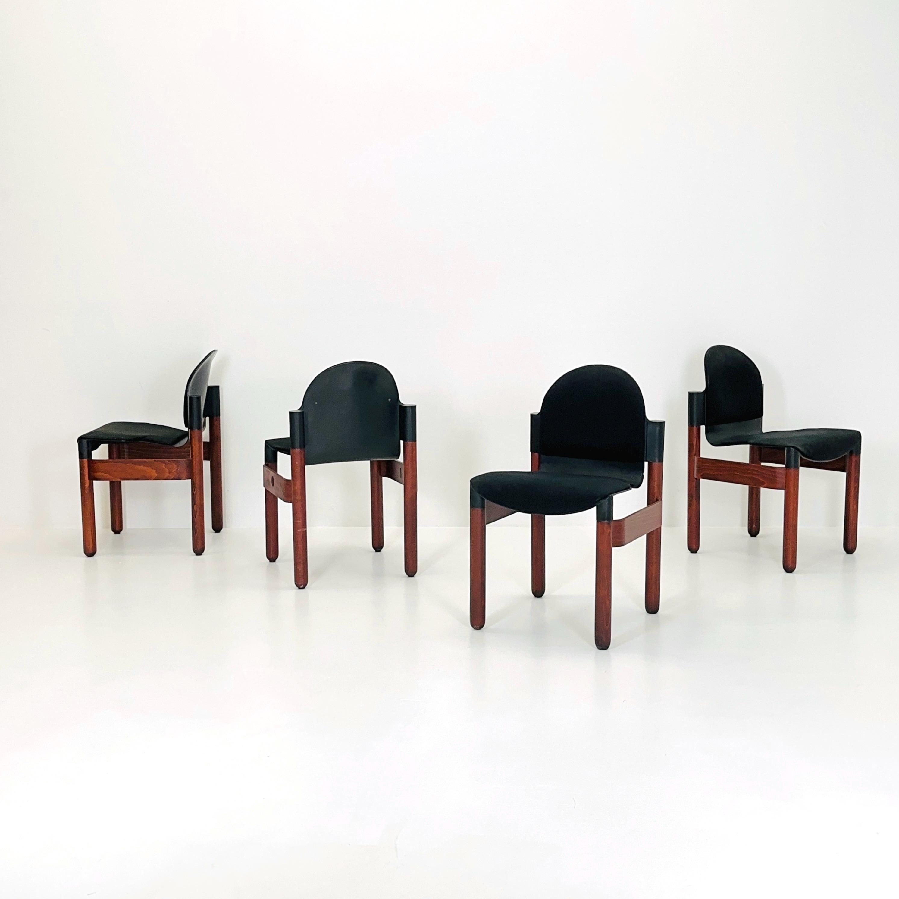 Set of 4 Mid Century Dining Chairs 