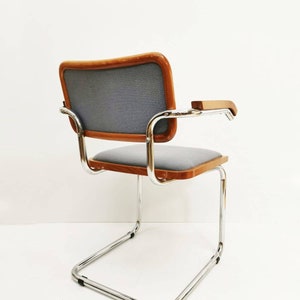 Marcel Breuer B32 upholstered Cesca Armchair, bauhaus design by Bene image 3