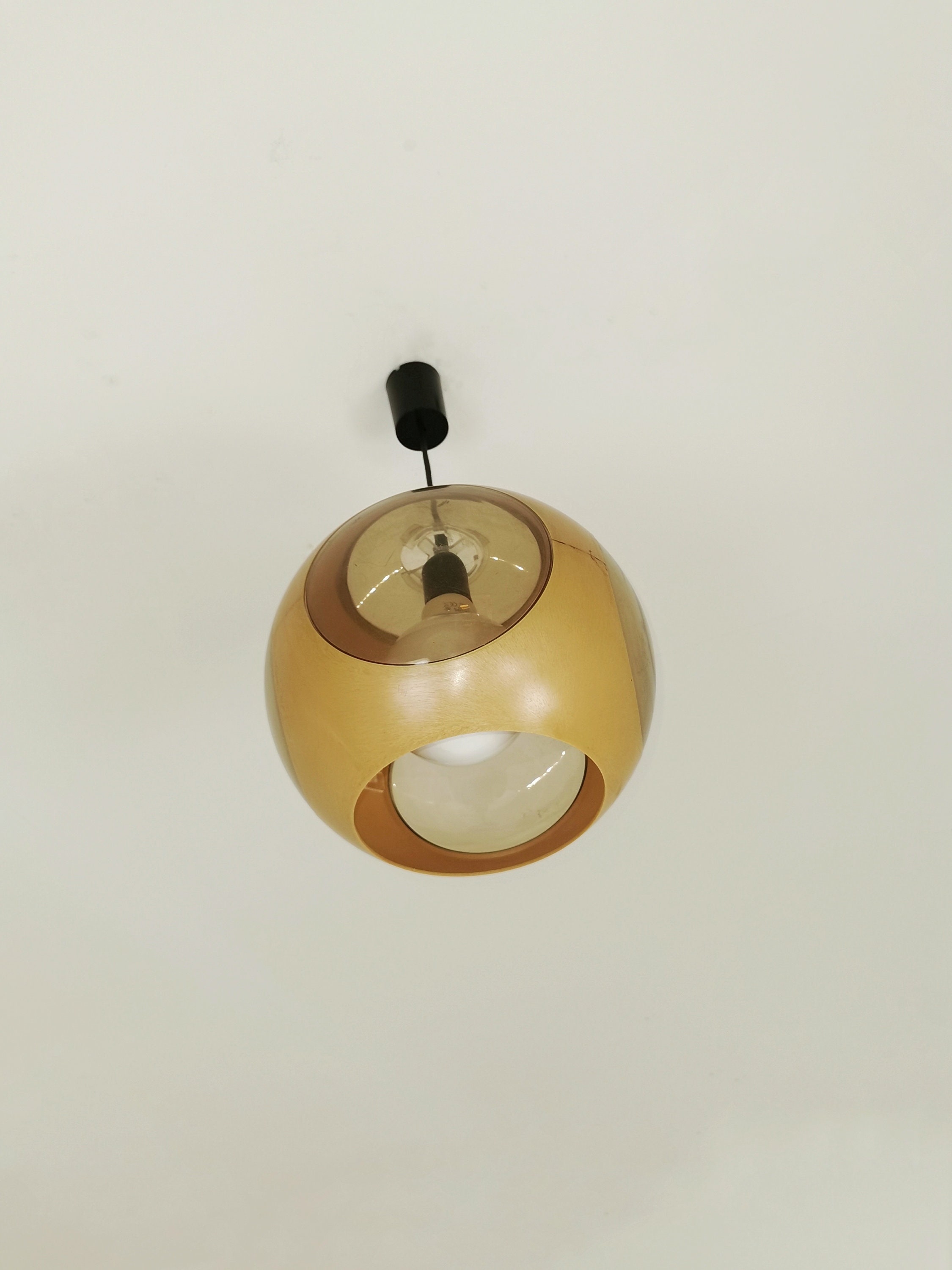 バグアイ イエロー スペースエイジ UFO ランプ ルイジ・コラーニ 1970