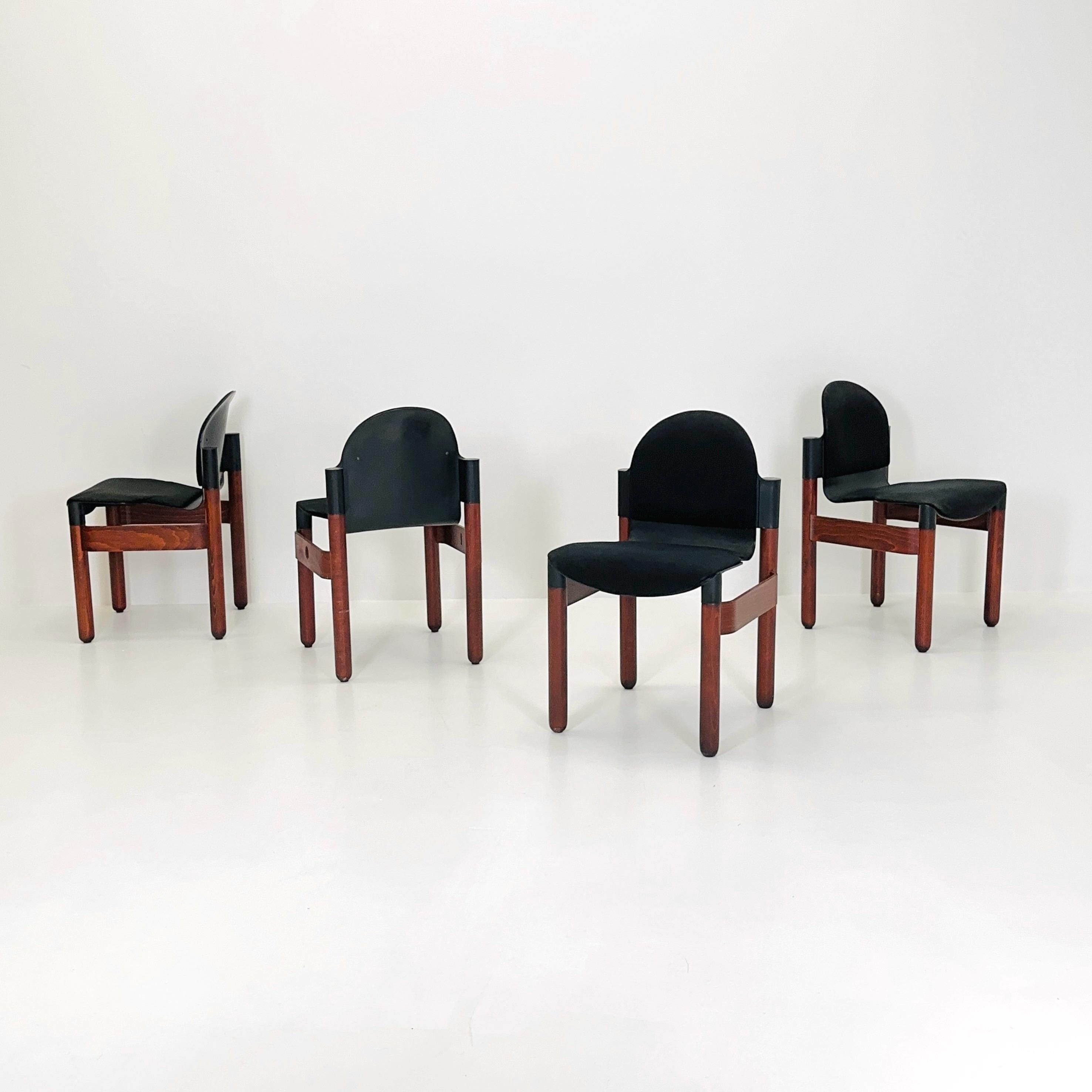 Set of 4 Mid Century Dining Chairs 