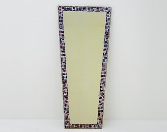 mid century Mosaik XL wall mirror Germany 1960s