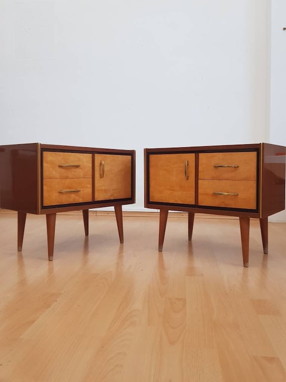 Small on sale vintage nightstand