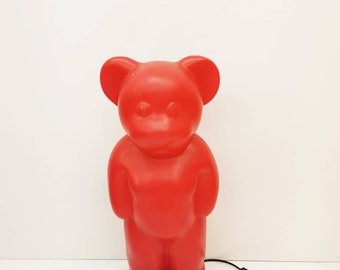 Lumibär ドイツ製熊ランプ赤