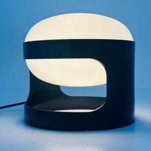 Mid century KD 27 black table lamp by Joe Colombo, for Kartell Italy, 1960s