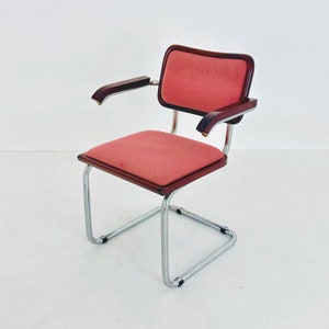 Marcel Breuer B32  upholstered Cesca Armchair, bauhaus design by Bene