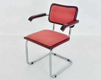 1 of 15 Marcel Breuer B32  upholstered Cesca Armchair, bauhaus design by Bene Italy