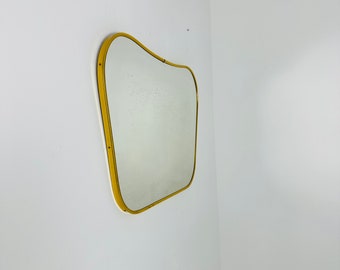 Mid Century asymmetric  mirror Original kidney mirror standard style  from the 50s 60s