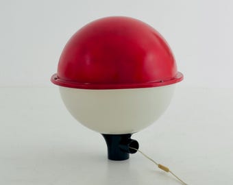 Lampe de table/lampadaire Poké Ball rare, style Space Age, Allemagne années 1980